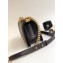Chanel Caviar Leather Chevron Boy Flap Medium Bag Black/Gold