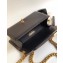 Chanel Caviar Leather Chevron Boy Flap Medium Bag Black/Gold