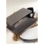 Chanel Caviar Leather Chevron Boy Flap Medium Bag Gray/Gold