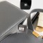 Chanel Caviar Leather Chevron Boy Flap Medium Bag Gray/Gold
