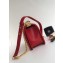 Chanel Caviar Leather Chevron Boy Flap Medium Bag Red/Gold
