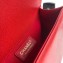 Chanel Caviar Leather Chevron Boy Flap Medium Bag Red/Gold