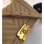 Chanel Caviar Leather Chevron Boy Flap Medium Bag Tan/Gold