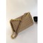 Chanel Caviar Leather Chevron Boy Flap Medium Bag Tan/Gold