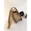 Chanel Caviar Leather Chevron Boy Flap Medium Bag Tan/Gold