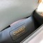 Chanel Caviar Leather Chevron Boy Flap Medium Bag Gray Green/Gold