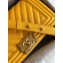 Chanel Caviar Leather Chevron Boy Flap Medium Bag Yellow/Gold