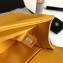 Chanel Caviar Leather Chevron Boy Flap Medium Bag Yellow/Gold