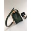 Chanel Caviar Leather Chevron Boy Flap Medium Bag Green/Gold