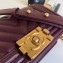 Chanel Caviar Leather Chevron Boy Flap Small Bag Burgundy/Gold