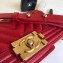 Chanel Caviar Leather Chevron Boy Flap Small Bag Red/Gold