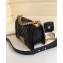 Chanel Caviar Leather Chevron Boy Flap Small Bag Black/Gold