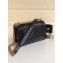 Chanel Caviar Leather Chevron Boy Flap Small Bag Black/Gold