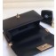 Chanel Caviar Leather Chevron Boy Flap Small Bag Black/Gold