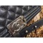 Chanel Caviar Leather Boy Flap New Medium Bag Black/Silver