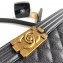 Chanel Caviar Leather Boy Flap New Medium Bag Black/Gold