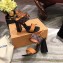 Louis Vuitton Heel 10cm Passenger Sandals Khaki 2020