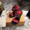 Louis Vuitton Heel 10cm Passenger Sandals Red 2020