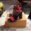 Louis Vuitton Heel 10cm Passenger Sandals Red 2020