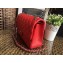 Chanel Lambskin Jumbo Classic Flap Bag A1113 Red