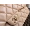 Chanel Lambskin Jumbo Classic Flap Bag A1113 Beige