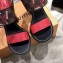 Louis Vuitton Heel 10cm Passenger Sandals Red 2020