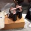Louis Vuitton Heel 10cm Passenger Sandals Light Pink 2020