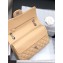 Chanel Lambskin Medium Classic Flap Bag A1112 Beige