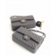 Chanel Lambskin Medium Classic Flap Bag A1112 Gray