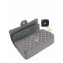 Chanel Lambskin Medium Classic Flap Bag A1112 Gray