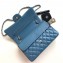 Chanel Lambskin Medium Classic Flap Bag A1112 Denim Blue