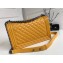 Chanel Lambskin Boy Flap New Medium Bag Yellow