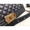 Chanel Lambskin Boy Flap New Medium Bag Black/Gold