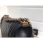 Chanel Lambskin Boy Flap New Medium Bag Black/Gold