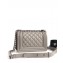Chanel Caviar Leather Boy Flap Small Bag Pale Gray/Silver