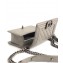 Chanel Caviar Leather Boy Flap Small Bag Pale Gray/Silver