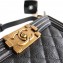Chanel Caviar Leather Boy Flap Small Bag Black/Gold