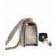 Chanel Caviar Leather Boy Flap Medium Bag Pale Gray/Gold