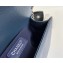 Chanel Caviar Leather Boy Flap Medium Bag Navy Blue