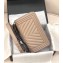 Chanel Lambskin Chevron Boy Flap Medium Bag Beige