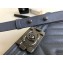Chanel Caviar Leather Chevron Boy Flap Medium Bag Gray/Silver