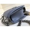 Chanel Caviar Leather Chevron Boy Flap Medium Bag Gray/Silver