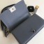 Chanel Caviar Leather Chevron Boy Flap Medium Bag Gray/Silver
