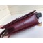 Chanel Caviar Leather Chevron Boy Flap Medium Bag Burgundy/Silver