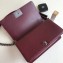 Chanel Caviar Leather Chevron Boy Flap Medium Bag Burgundy/Silver