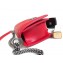 Chanel Caviar Leather Chevron Boy Flap Medium Bag Red/Silver