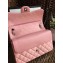 Chanel Patent Leather Jumbo Classic Flap Bag A1113 Pink
