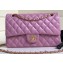 Chanel Lambskin Medium Classic Flap Bag A1112 Lavender