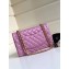 Chanel Lambskin Medium Classic Flap Bag A1112 Lavender