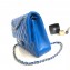 Chanel Lambskin Medium Classic Flap Bag A1112 Blue